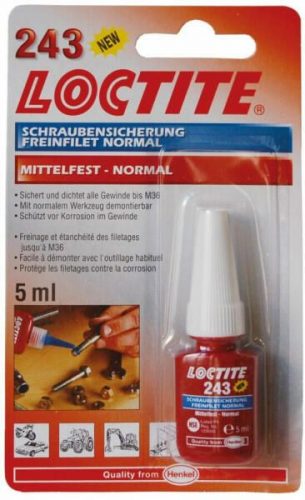 Csavarrögzítő közepes szilárdságú LOCTITE 243 5ml