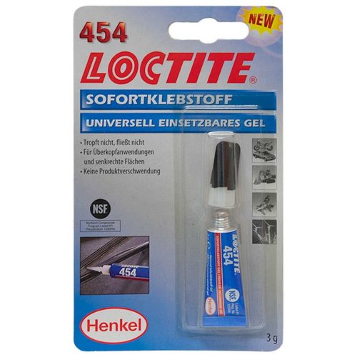 Pillanatragasztó gél állagú LOCTITE 454 3g 