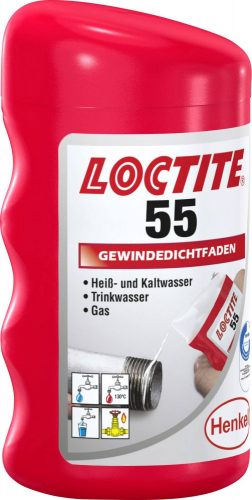 Csőmenettömítő zsinor LOCTITE 55 160m